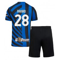 Maglie da calcio Inter Milan Benjamin Pavard #28 Prima Maglia Bambino 2024-25 Manica Corta (+ Pantaloni corti)